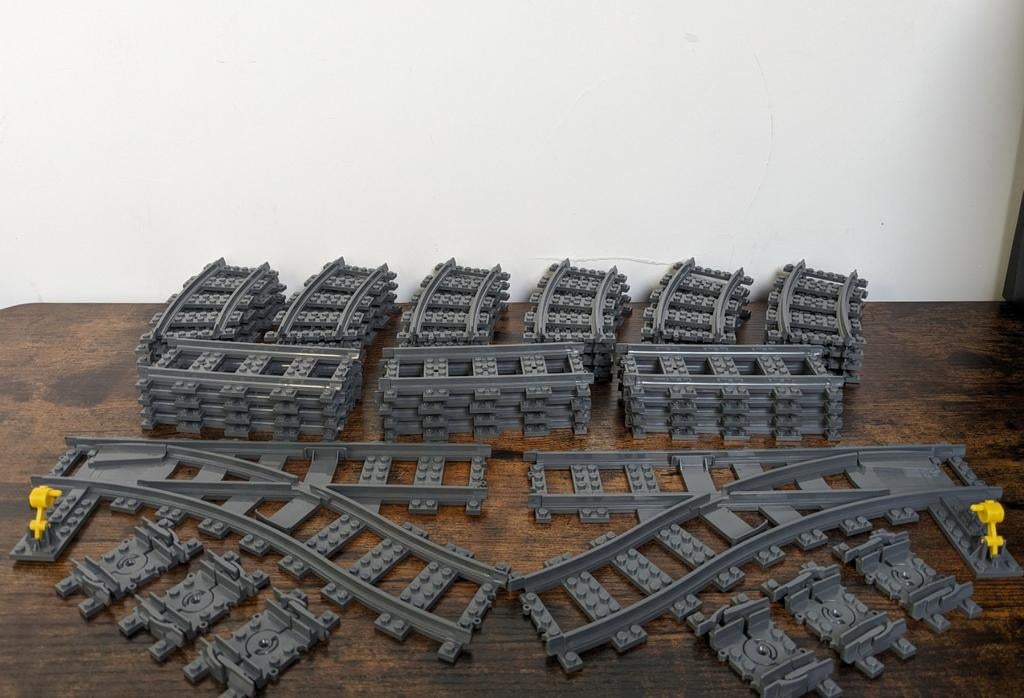 Lego trein rails set, Ophalen of Verzenden, Zo goed als nieuw