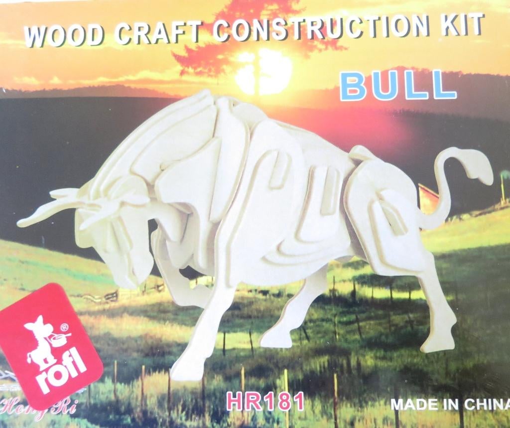 STIER - constructie kit, ca. 23x18 cm, Ophalen of Verzenden