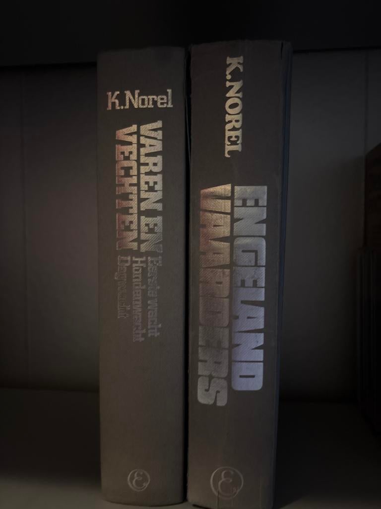 2x K. Norel boeken: Varen en Vechten & Engelandvaarders, Boeken, Ophalen of Verzenden, Zo goed als nieuw, Nederland
