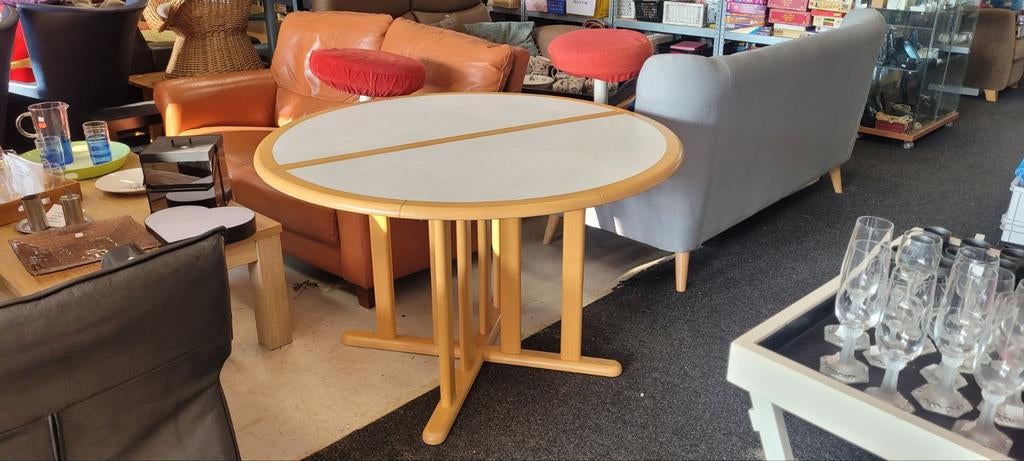 Vintage Deense Design Eettafel - Jaren 70, Ophalen of Verzenden, Onbekend, Onbekend, Vier personen