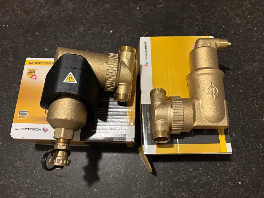 Spirotech Luchtafscheider & Vuilafscheider 22mm Nieuw, Nieuw, Ophalen of Verzenden, Minder dan 3 jaar oud, Minder dan 20 liter