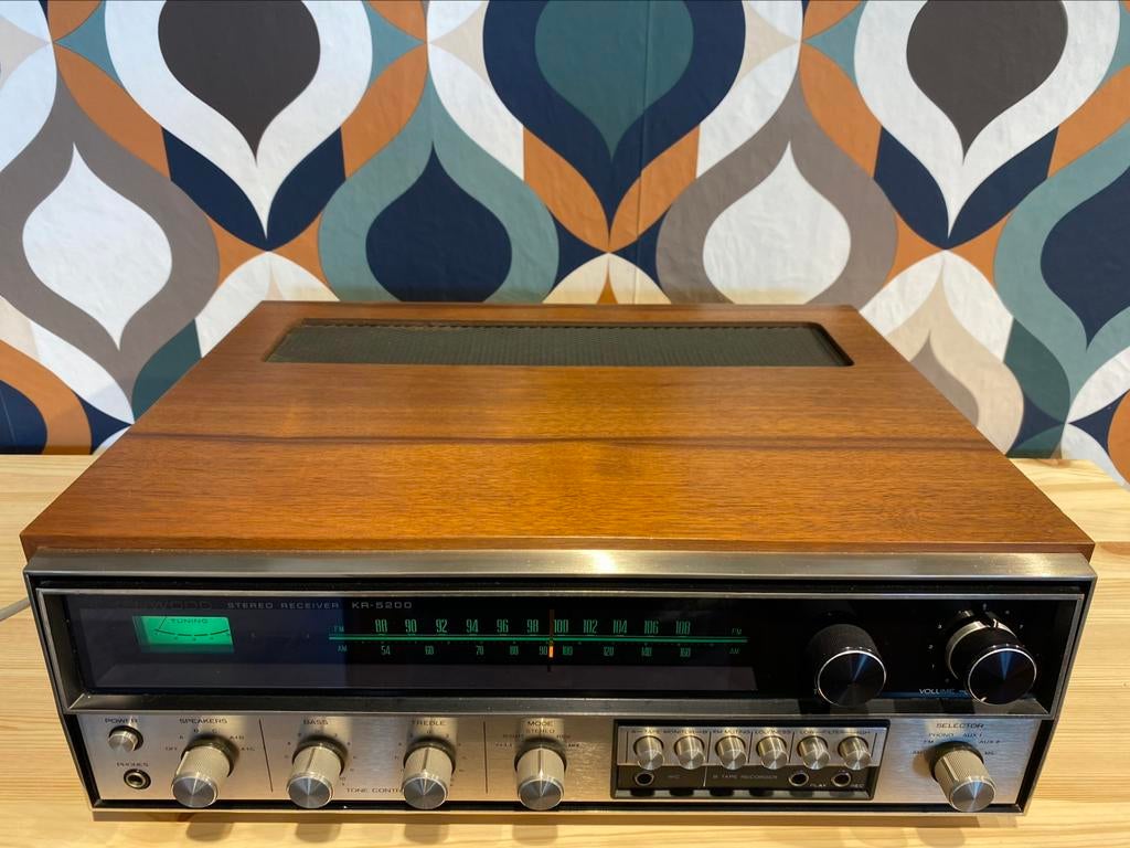 Kenwood KR-5200, gereviseerd, nieuwstaat, 60 dagen garantie, Contact@vintageaudiobreda.nl, Zo goed als nieuw, Kenwood, Bosschendijk 193b, Oudenbosch