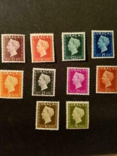 @@ Curacao 185-194 gestempeld @@, Ophalen of Verzenden, Gestempeld