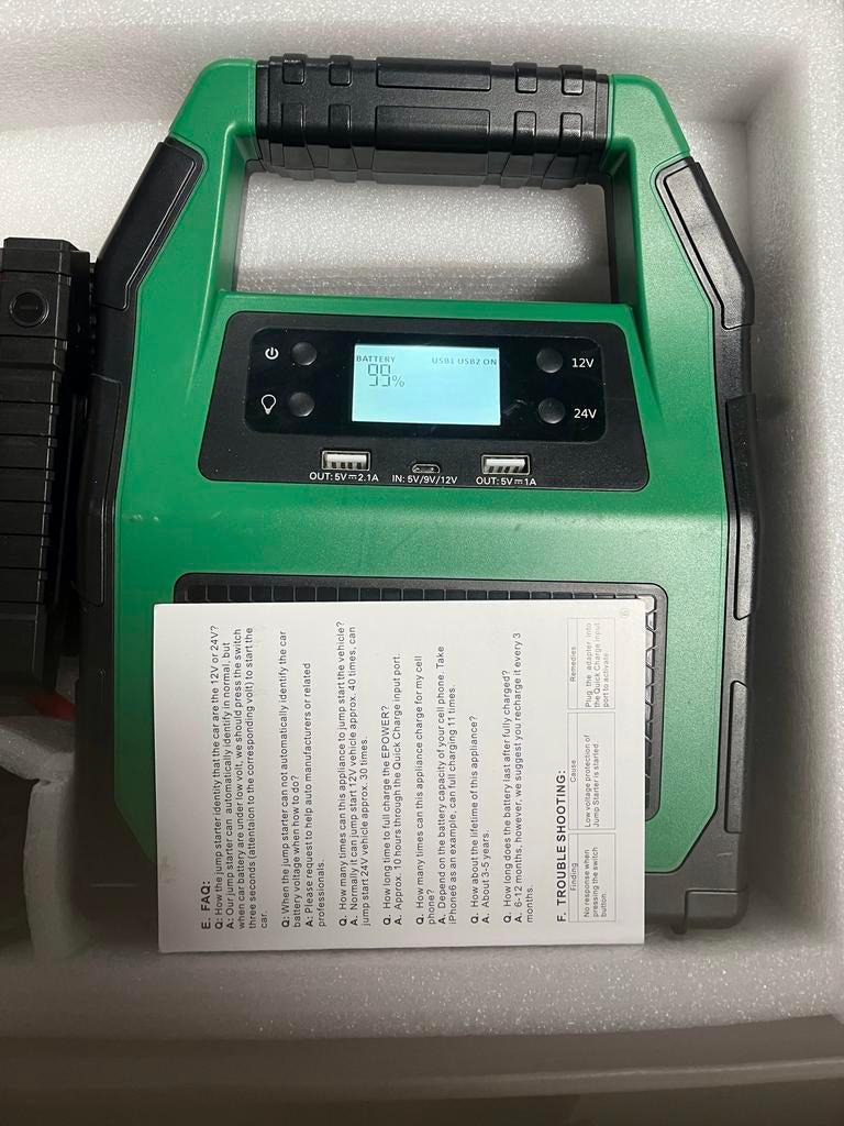 Nieuwe STAHLWERK Jump Starter 12V/24V, Auto diversen, Jumpstarters, Ophalen of Verzenden, Nieuw