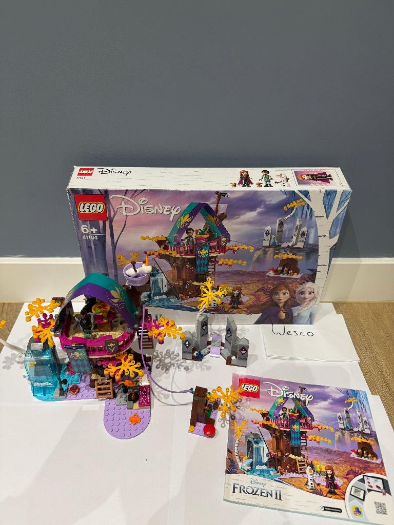 Lego 41164 - Disney Frozen - Enchanted Treehouse / Boomhut, Ophalen of Verzenden, Gebruikt, Complete set, Lego
