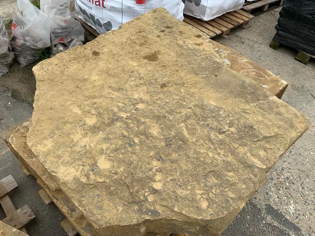 Stepstones Gres Bont mega stap tegels xxl natuursteen, Tuin en Terras, Grind, Keien en Split, Zandsteen, Nieuw, Ophalen of Verzenden