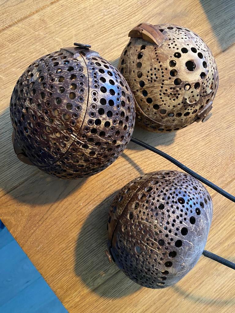 Kokosnoot lampen, Ophalen, Zo goed als nieuw