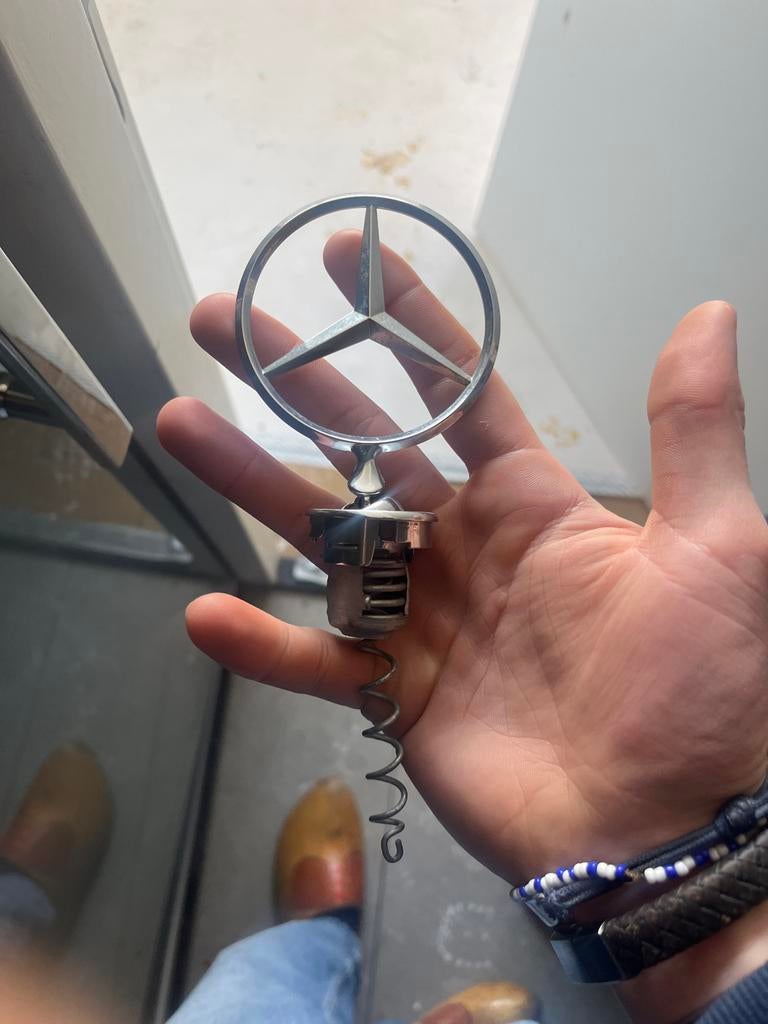 Oude Mercedes-Benz Logo / Embleem, Ophalen of Verzenden, Gebruikt, Mercedes-Benz