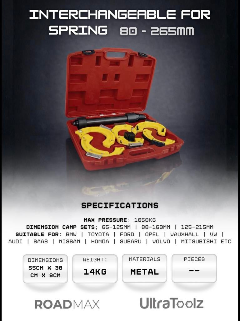 Nieuw Ultratoolz McPherson veerspanner set, Auto diversen, Autogereedschap, Nieuw, Ophalen of Verzenden