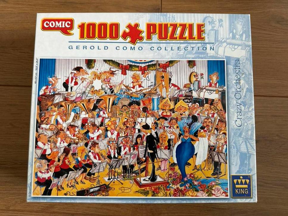 Comic 1000 Puzzel - Crazy Orchestra, Ophalen, 500 t/m 1500 stukjes, Gebruikt, Legpuzzel