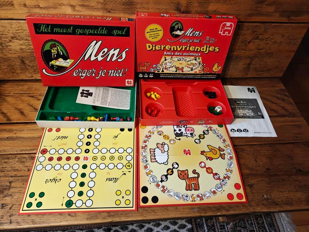 5 X  ' Mens erger je niet ', Ophalen of Verzenden, Jumbo., Jumbo., Jumbo.