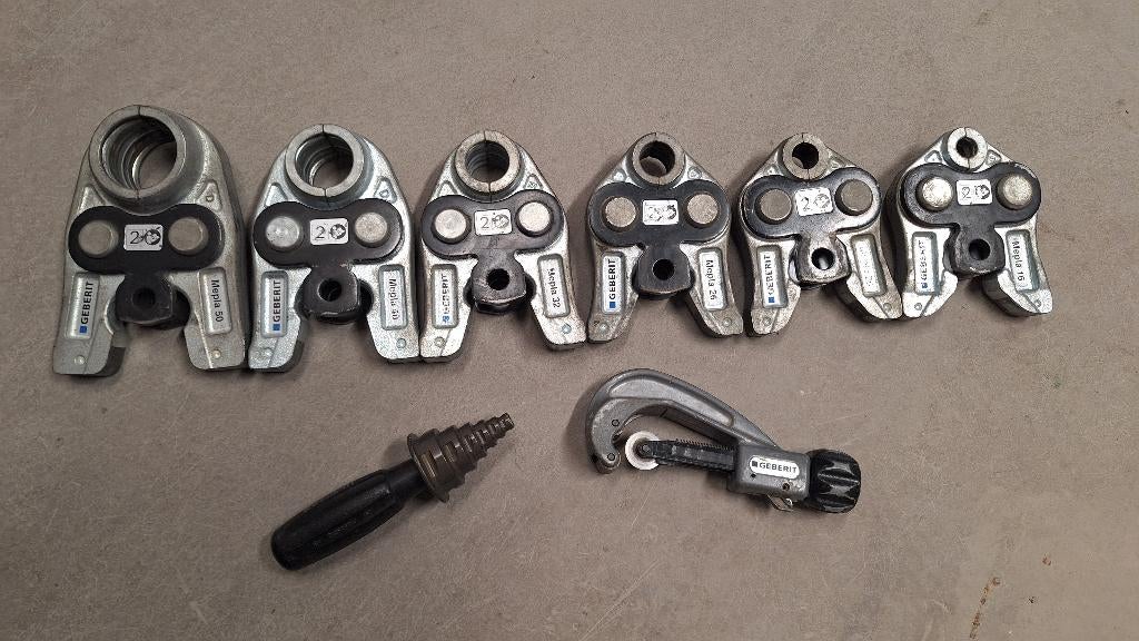 Geberit Mepla Persbekken set 16-20-26-32-40-50, ., Ophalen of Verzenden, Zo goed als nieuw, .