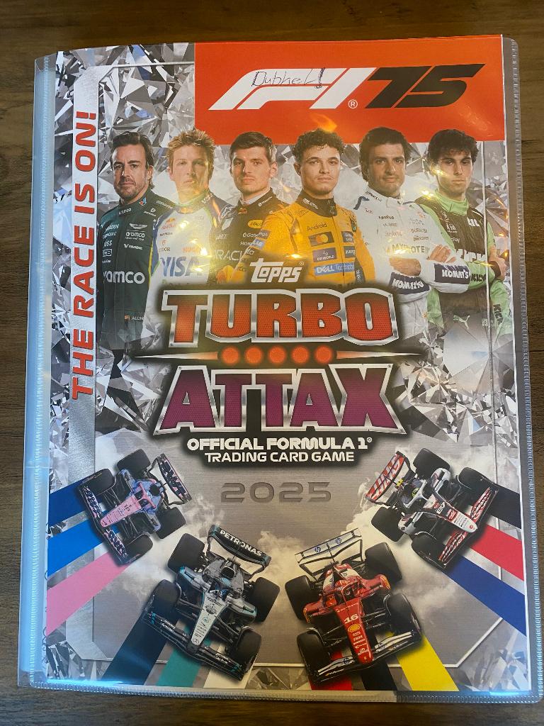 Topps F1 turbo attax 2025 dubbele te koop/ruil, Ophalen of Verzenden, Zo goed als nieuw, Plaatje