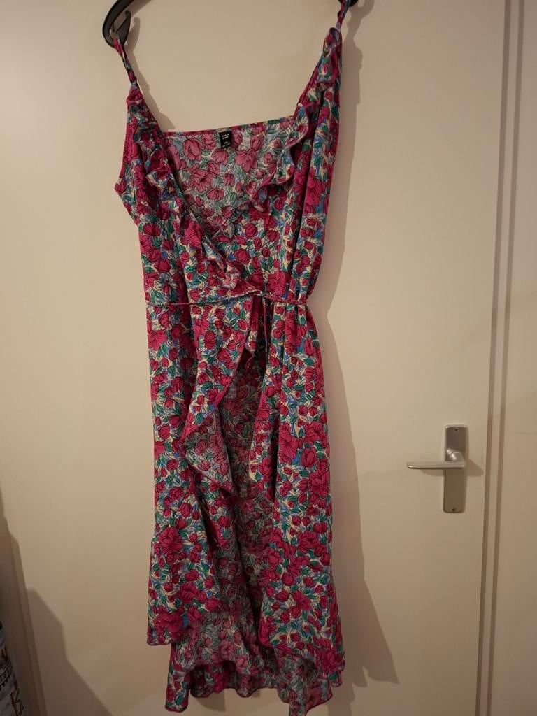 Jurk wikkeljurk, Ophalen of Verzenden, Nieuw, Maat 46/48 (XL) of groter, Onder de knie
