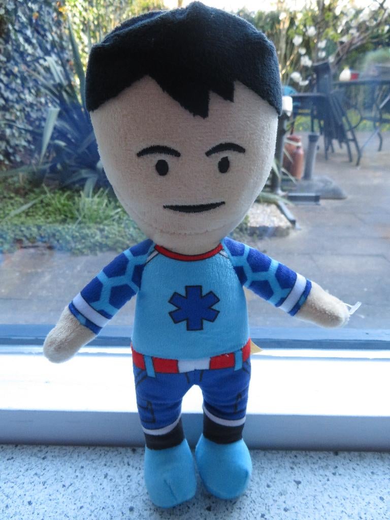 Zachte Pop RAV Team Ambulance Bram Brammetje blauw pak, Kinderen en Baby's, Speelgoed | Knuffels en Pluche, Zo goed als nieuw