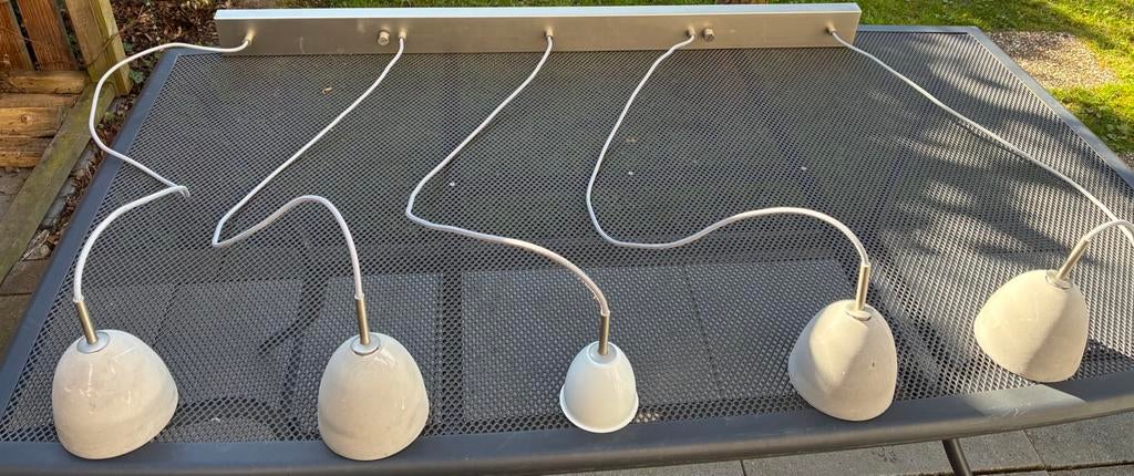 Design hanglamp met 5 lichtpunten: Seed Design  SG-623CP, Ophalen, Overige materialen, Gebruikt, Design modern.