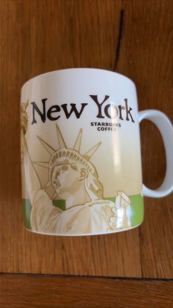 Starbucks mok Collector series New York, Ophalen of Verzenden, Zo goed als nieuw, Overige stijlen, Kop(pen) en/of Schotel(s)