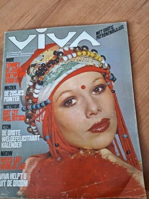 Viva 1974 Penney de Jager Pointer Sisters Neerlands Hoop, Verzenden, 1960 tot 1980, Nederland, Tijdschrift