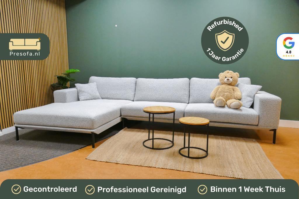 Chaise Longue Passe Partout Lichtgrijs [Refurbished]], Passe Partout, -, -, Hoekbank