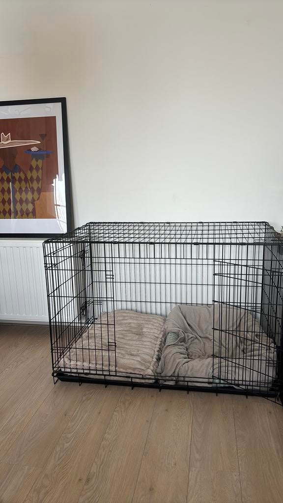 Grote bench 121x74x82, Dieren en Toebehoren, Hondenhokken, Ophalen, 65 tot 100 cm, Hondenhok, 110 cm of meer