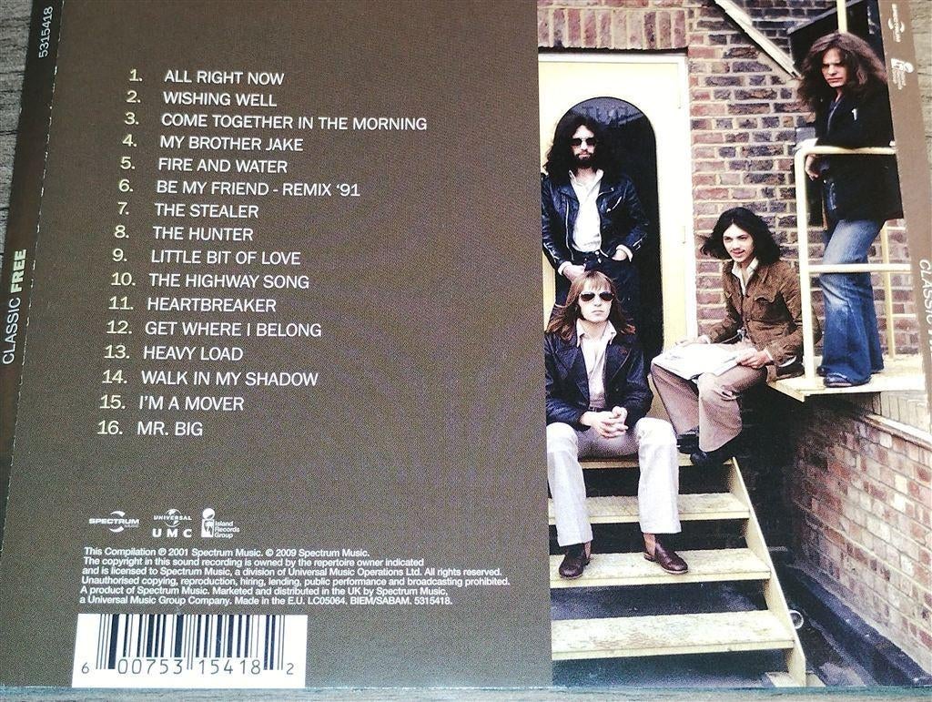 Free ‎- Classic Free, Ophalen of Verzenden, Zo goed als nieuw, Poprock