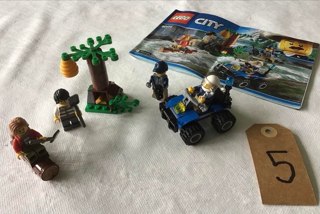 Lego City 60171; Bergpolitie Achtervolging, City, Lego, Compleet, Ophalen of Verzenden
