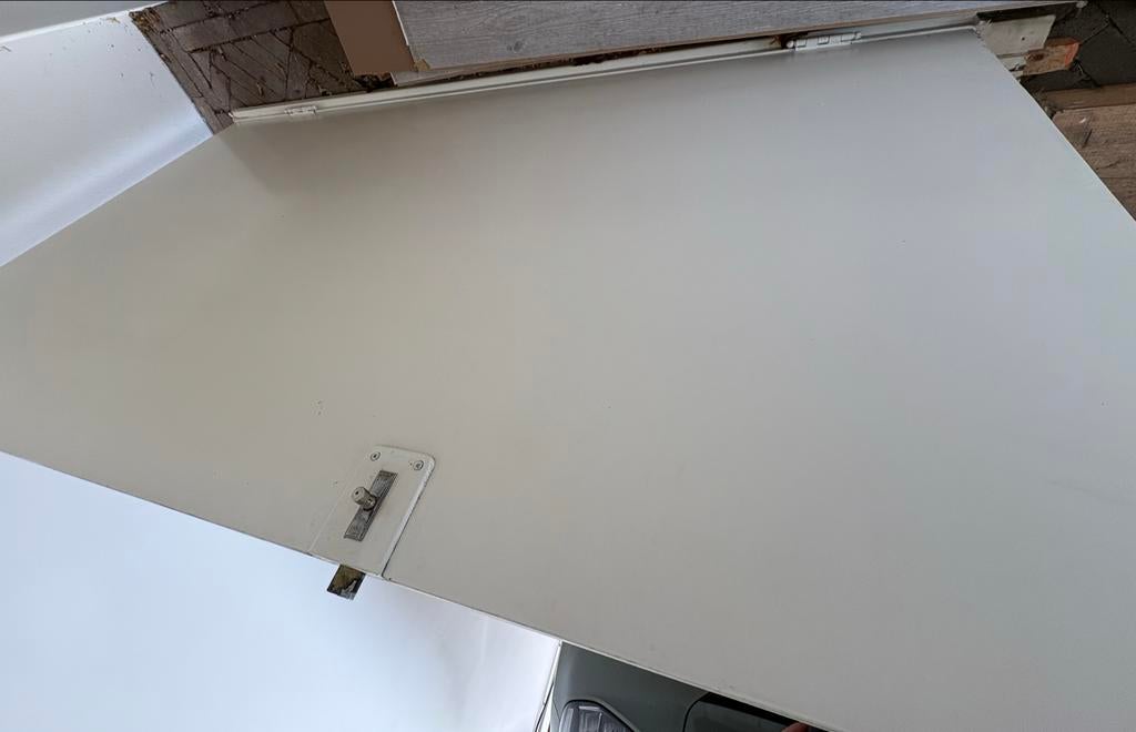 Witte binnendeur, gebruikt,  83x153 centimeter, Doe-het-zelf en Verbouw, Deuren en Horren, Ophalen, Gebruikt, 80 tot 100 cm, Binnendeur