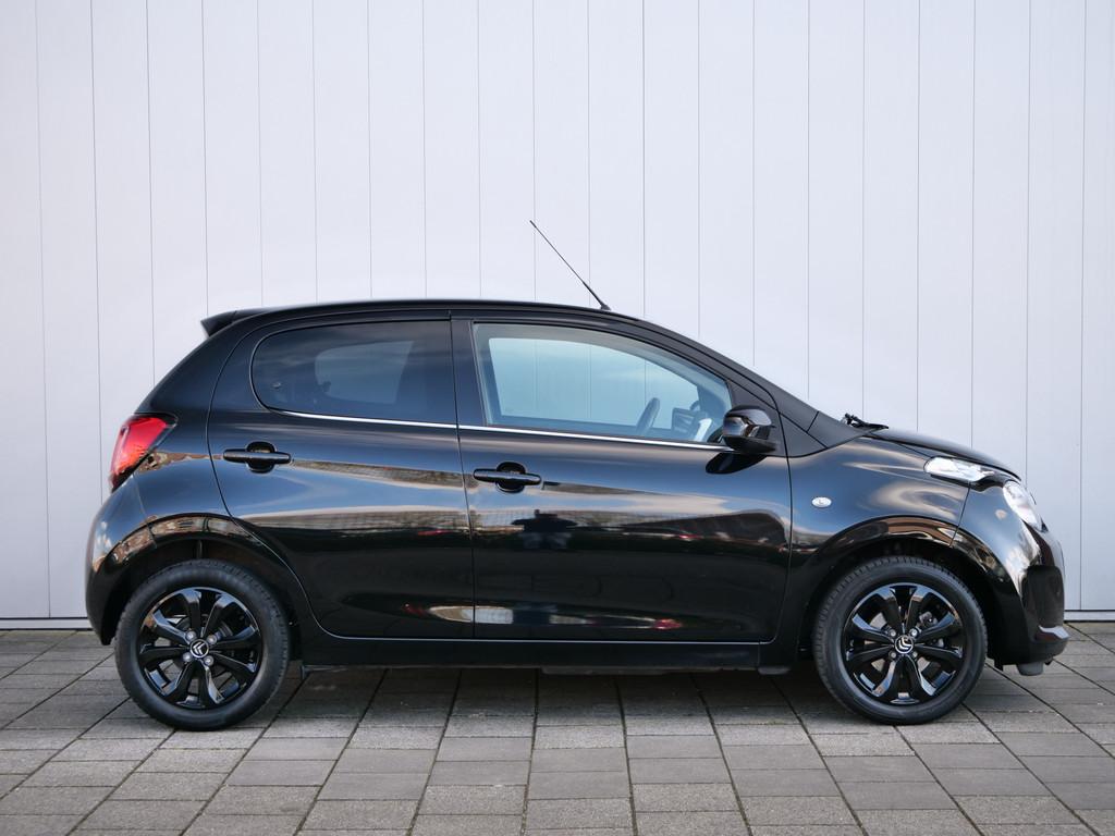 Citroën C1 1.0 VTi Shine 73 Pk DAB / Apple Carplay / Camera, Voorwielaandrijving, Stof, Gebruikt, 4 stoelen