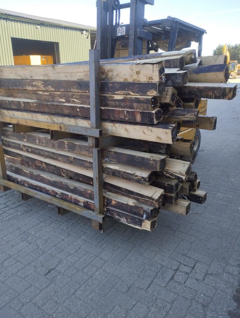 Vuur houten balken, Tuin en Terras, Ophalen, 250 cm of meer, Balken