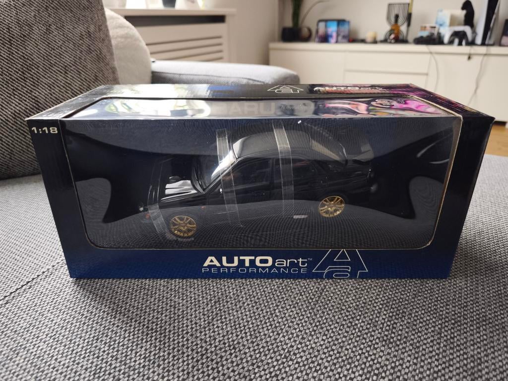 AutoArt Subaru Impreza WRX STI 1:18, Ophalen of Verzenden, Gebruikt, Auto, Autoart