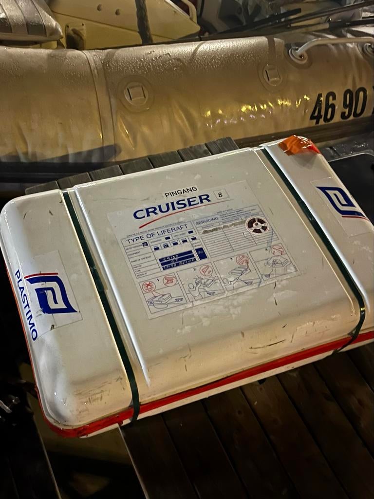 Plastimo reddingsvlot 8 personen, Ophalen of Verzenden, Zo goed als nieuw, Overige typen