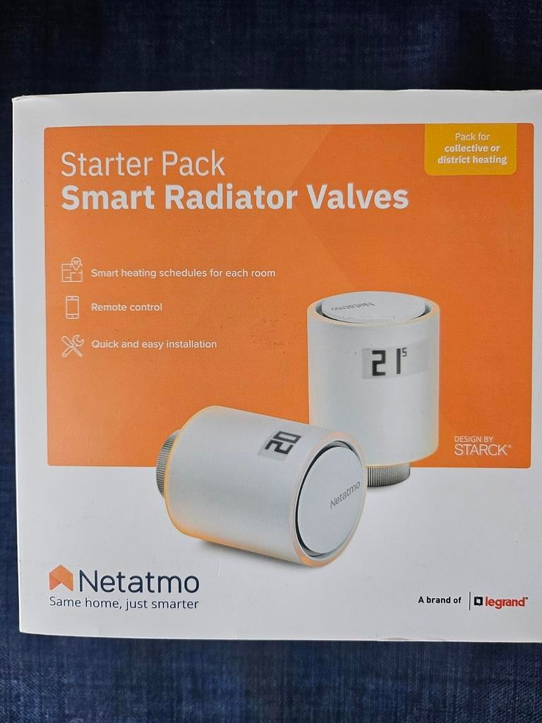 Netatmo slimme radiator knoppen, Ophalen of Verzenden, Slimme thermostaat, Nieuw