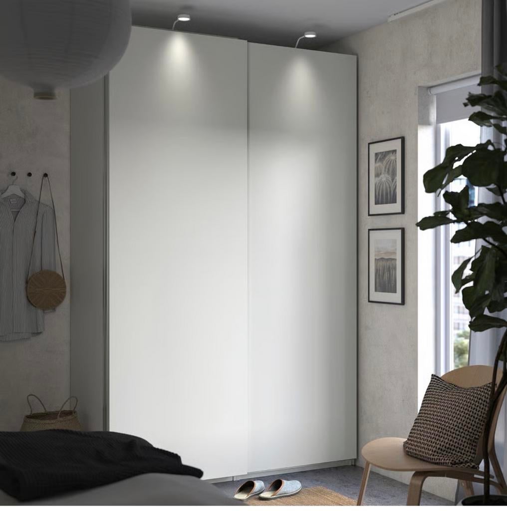 Ikea pax HASVIK Schuifdeuren, wit, 150x236 cm voor PAX kast, Ophalen, Overige materialen, 200 cm of meer, 150 tot 200 cm