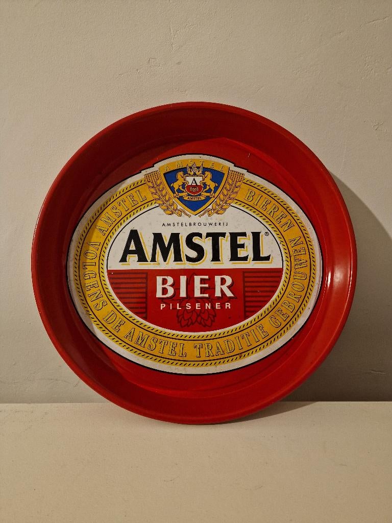 dienblad, Ophalen of Verzenden, Gebruikt, Rond, Metaal