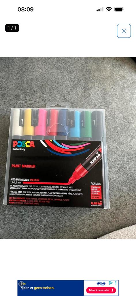Posca Markers, Hobby en Vrije tijd, Tekenen, Ophalen of Verzenden, Nieuw, Overige typen