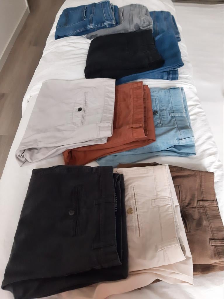 Diverse Herenbroeken en Jeans - maat 56, Kleding | Heren, Broeken en Pantalons, Overige kleuren, Overige maten, Ophalen of Verzenden