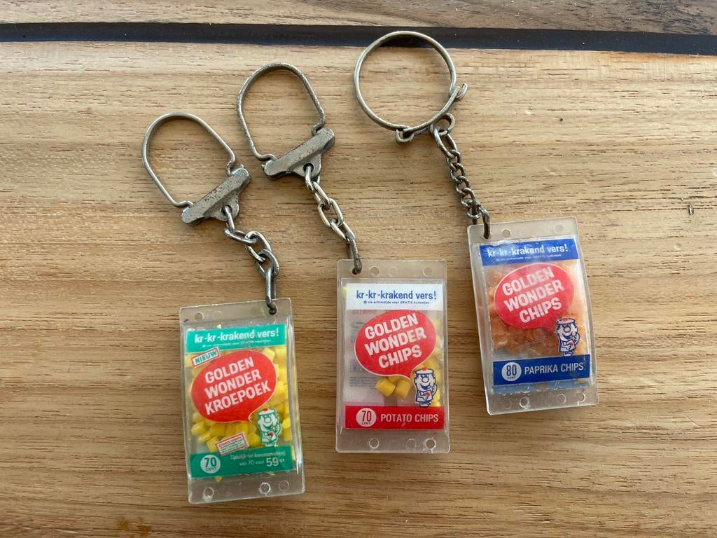 Vintage sleutelhangers, Ophalen of Verzenden, Gebruikt