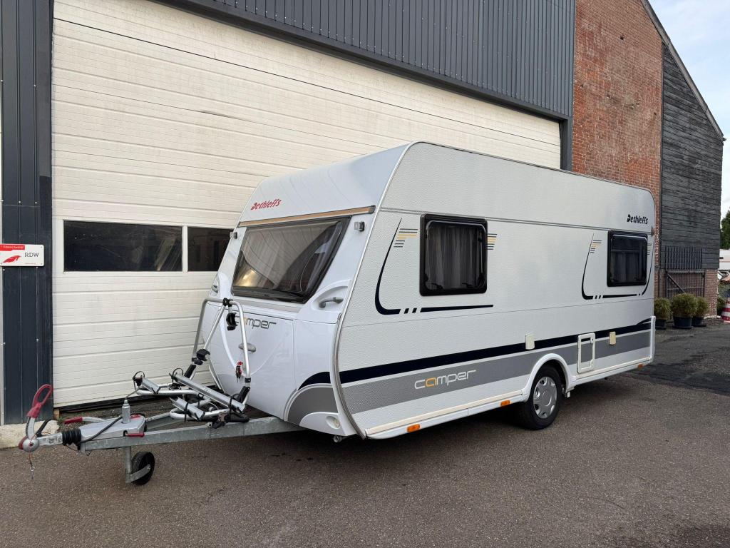 Dethleffs Camper 430 DB + Mover + Luifel, Caravans en Kamperen, Caravans, Rondzit, Bedrijf, Tot en met 4, 1000 - 1250 kg