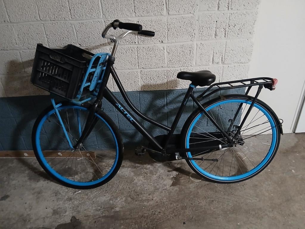 Dames Prima Transportfiets blauwe, Fietsen en Brommers, Fietsen | Dames | Damesfietsen, Ophalen of Verzenden