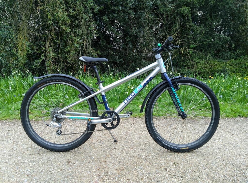 Coole kinderfiets jongensfiets 24 inch 9v Apollo Neo, Fietsen en Brommers, Ophalen, Zo goed als nieuw, 20 inch of meer, Apollo