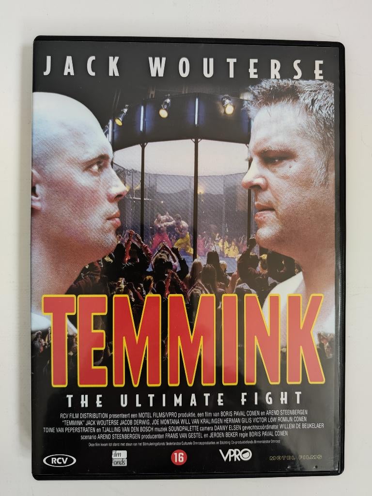 Temmink : The Ultimate Fight, Cd's en Dvd's, Dvd's | Nederlandstalig, Vanaf 16 jaar, Ophalen of Verzenden, Zo goed als nieuw, Actie en Avontuur