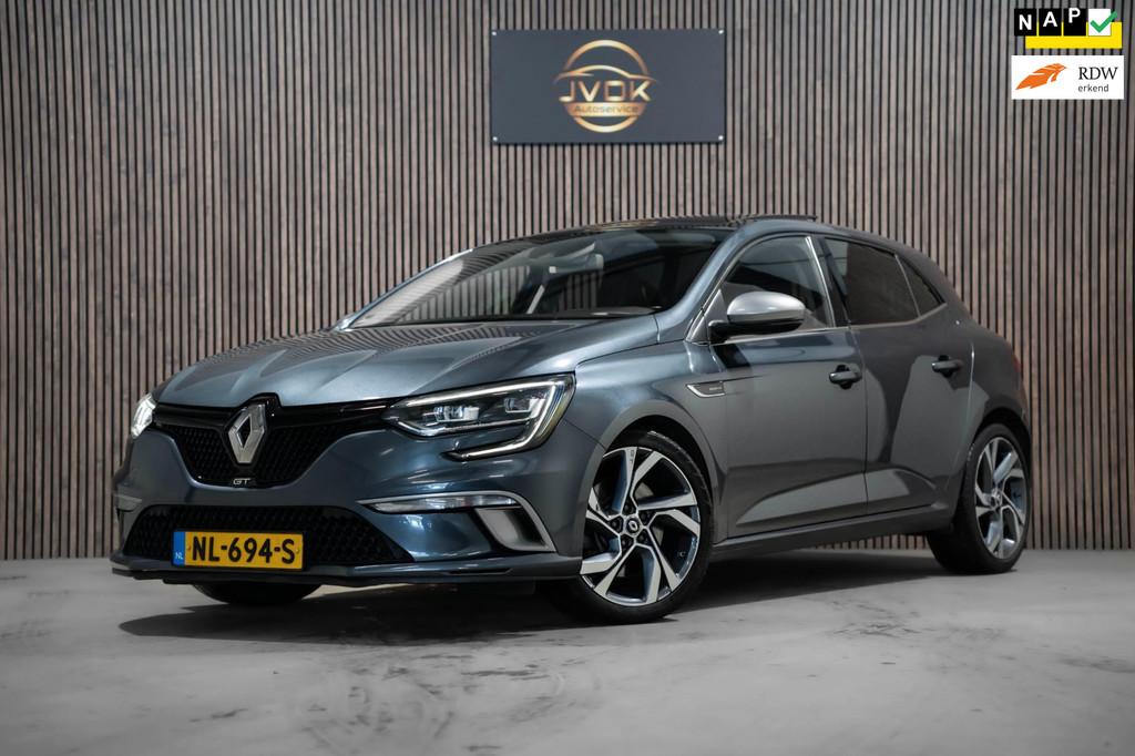 Renault Mégane 1.6 TCe GT LED PANO AUTOMAAT, Auto's, Gebruikt, 4 cilinders, Origineel Nederlands, Parkeersensor