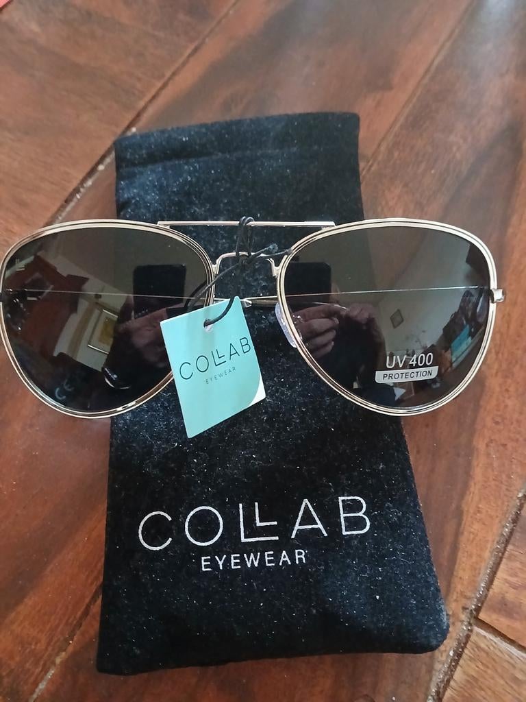 Collab Eyewear Zonnebril met UV400 Bescherming, Overige merken, Zonnebril, Overige kleuren, Nieuw