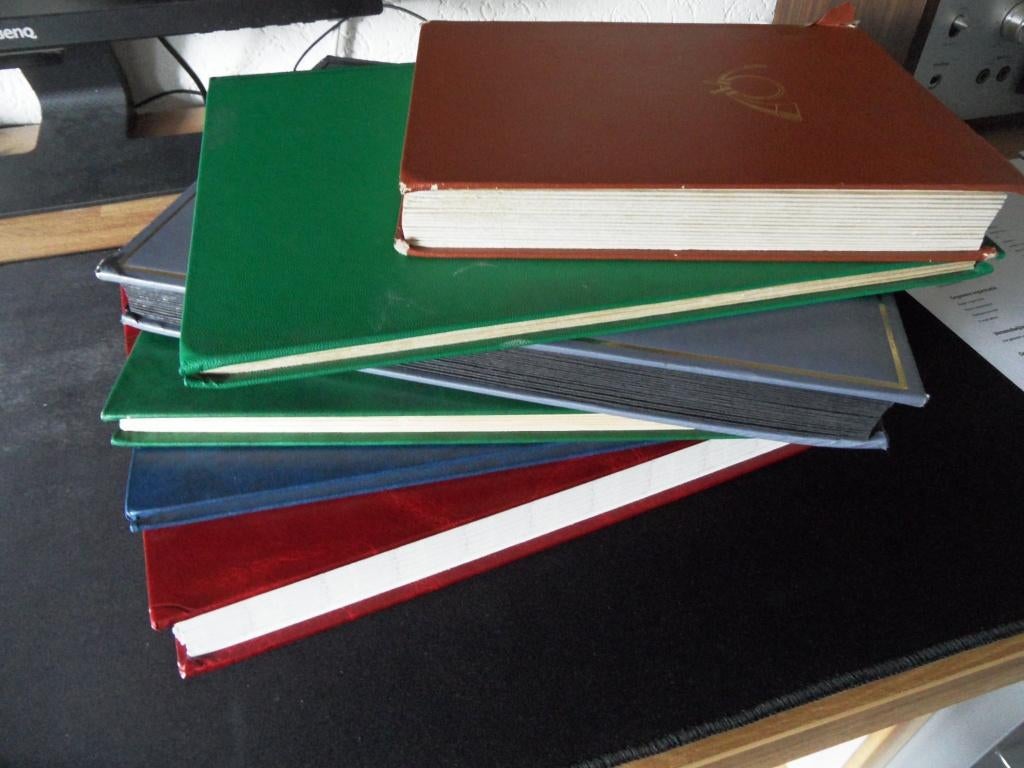 6 stockboeken postzegels diverse landen, Ophalen of Verzenden, Buitenland