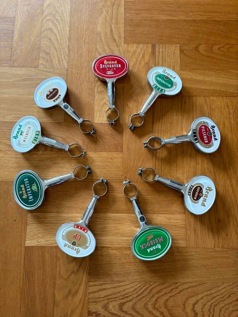 Verzameling Brand Bier embleemen, Ophalen of Verzenden, Gebruikt, Glas of Glazen, Brand