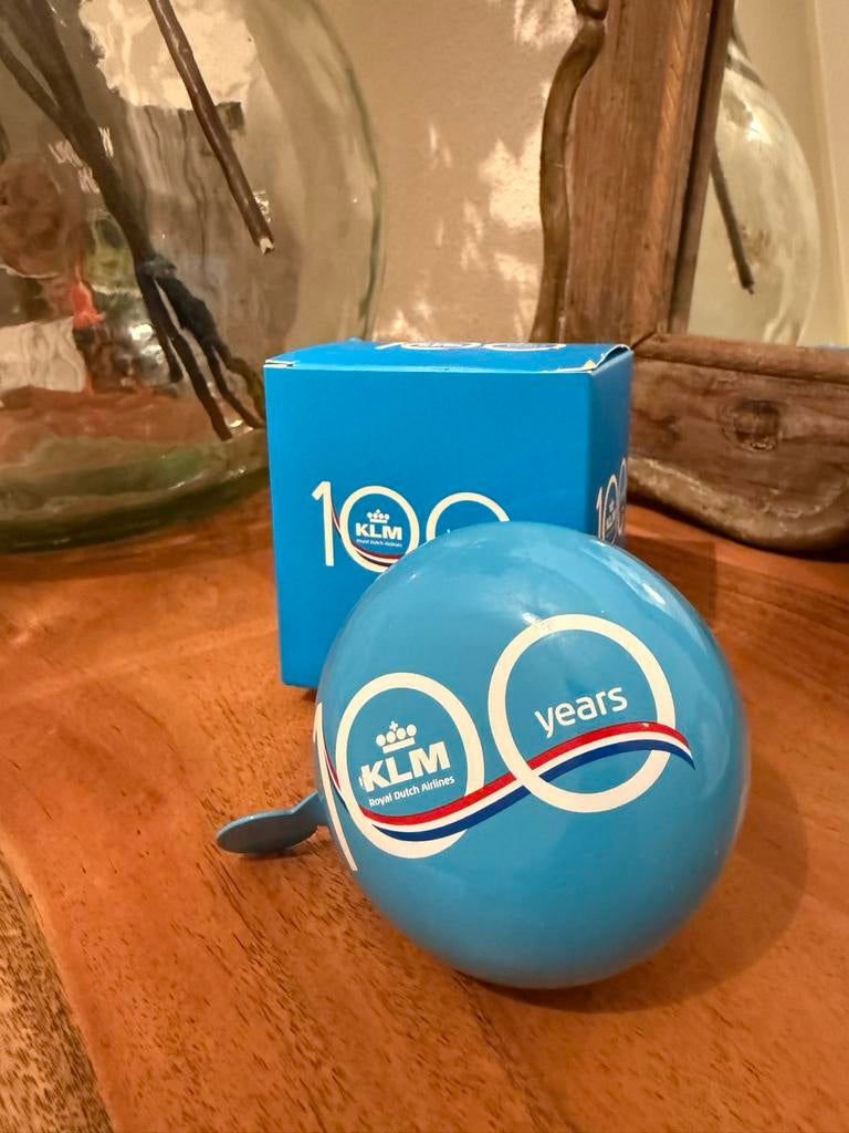 KLM fietsbel collectors item - 100 jaar - Nieuw in doos, Ophalen of Verzenden, Nieuw