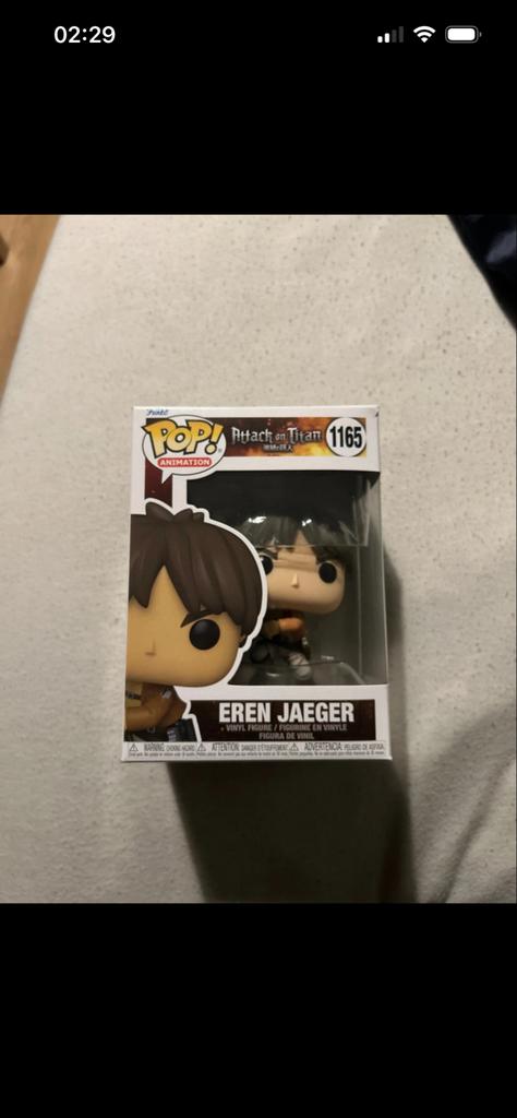 Eren Jaeger Funko Pop 1165 Attack on Titan, Ophalen of Verzenden, Nieuw
