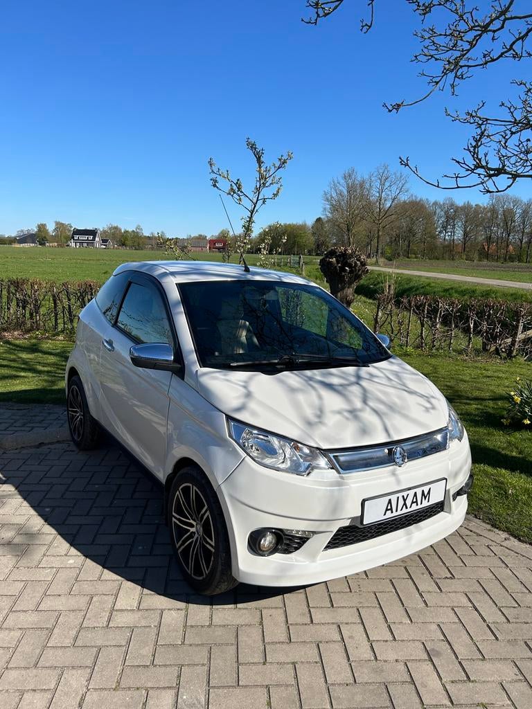 Aixam - Coupe Premium - 2017, Auto's, Aixam, Bedrijf, Diesel, Automaat, Wit, Kunstmatig leder, Voorwielaandrijving