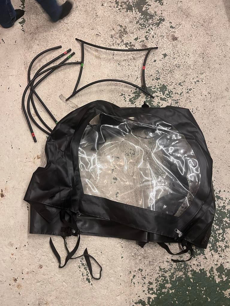 Babboe regenkap met frame - Regenten huif, Ophalen of Verzenden, Gebruikt