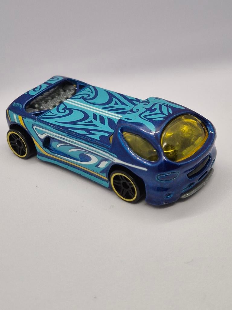 Hot Wheels Deora II - Blauw met tribal print (1999), Ophalen of Verzenden, Auto, Overige merken